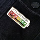 Social Battery Pin
