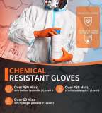 Orange Nitrile Gloves (50 PCS/BOX)