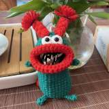 Cute Big Mouth Key Chain Case