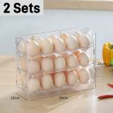 Automatic Flipping Egg Storage Box
