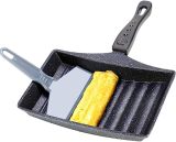 Hot Sale - 45%OFFWave Bottom Egg Rolling PanContains Silicone Spatula And Oil Brush