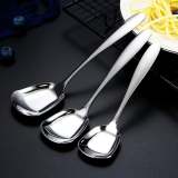 (Last Day Promotion- SAVE 48% OFF)Square Head Stainless Steel Spoons