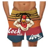 Funny Rooster Casual Trouser