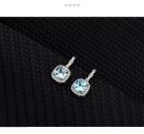 Sky blue topaz ring pendant earrings