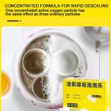 Bubble active oxygen decontamination and descaling effervescent tablets can clean clothes and tea sets