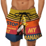 Funny Rooster Swim Trunks