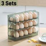 Automatic Flipping Egg Storage Box