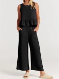 (Almost Sold Out) 2023 New SaleWOMEN'S SUMMER 2 PIECES OUTFITS - LOUNGE SET WITH POCKETS(Buy 2 Free Shipping)