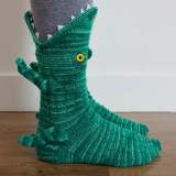 Early Christmas Sale - Knitted Crocodile Socks