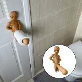 Funny Wood Toilet Roll Holder