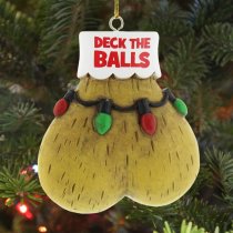 Deck The Balls Christmas Tree Ornament