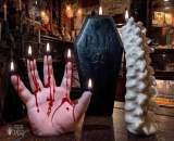 Creepy Bleeding Hand Candle