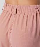 High Waisted Plicated Side Pocket Wide Leg Solid Palazzo Waffle Casual Pants——Buy 2 & free shipping