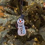 Rude Snowman Tree Ornament