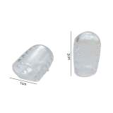 Cushioning Decompression Toe Protector High Elastic Breathable Holes Clear Silicone Shockproof Toe Covers