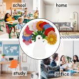 Flower Vase Shape Desktop Calendar