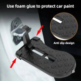 Foldable Car Door Step With Emergency Hammer