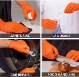 Orange Nitrile Gloves (50 PCS/BOX)