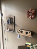 6 headed wall hanging clock