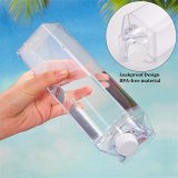 Portable transparent juice box
