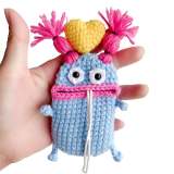 Cute Big Mouth Key Chain Case
