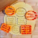 Fall Hand Pie Molds Set of 3
