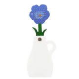 Flower Vase Shape Desktop Calendar