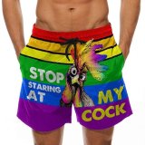 Funny Rooster Swim Trunks