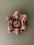 6 headed wall hanging clock