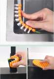 Multiple Segments are Bendable Fruit Vegetable Cleaning Brush