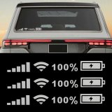 Battery Signal Reflective Sticker