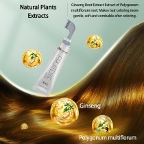 Dyeing Cream with Comb 18 Plant Extract for Men Women