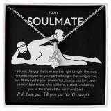 To My Soulmate Necklace For Women