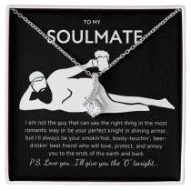 To My Soulmate Necklace For Women