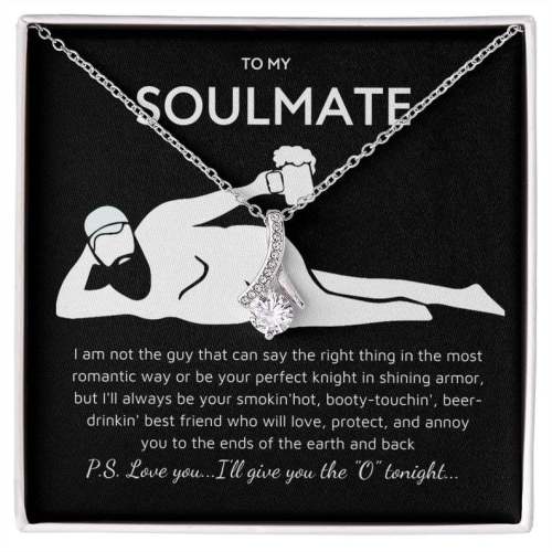 To My Soulmate Necklace For Women