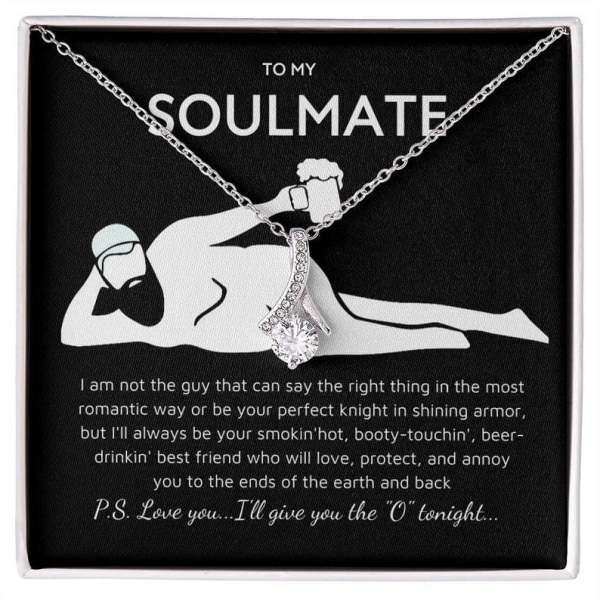 To My Soulmate Necklace For Women