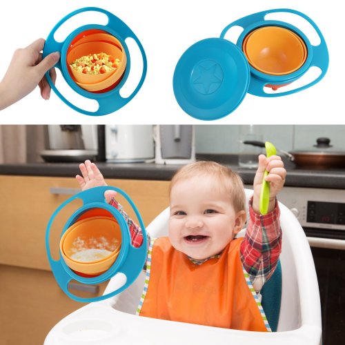 Universal Smooth 360 Degree Rotating Gyro Bowl