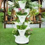 Plant Festival Special -Stand Stacking Planters Strawberry Planting Pots