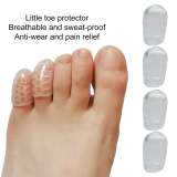Cushioning Decompression Toe Protector High Elastic Breathable Holes Clear Silicone Shockproof Toe Covers