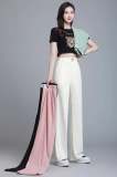 Buy 2 & free shippingHigh Waist Plain Wide Leg Slacks