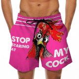Funny Rooster Swim Trunks