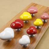 Love Shaped Colorful Button