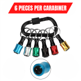1/4 Hexagonal Screwdriver Head Bracket Hiking Buckle