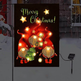 LED Snowman Garden Flag- Your Best Winter Companion!
