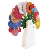 Flower Vase Shape Desktop Calendar