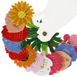 Flower Vase Shape Desktop Calendar