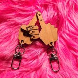 Pointer Finger Thing Keychains Set