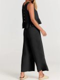 (Almost Sold Out) 2023 New SaleWOMEN'S SUMMER 2 PIECES OUTFITS - LOUNGE SET WITH POCKETS(Buy 2 Free Shipping)
