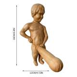 Funny Wood Toilet Roll Holder
