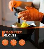 Orange Nitrile Gloves (50 PCS/BOX)